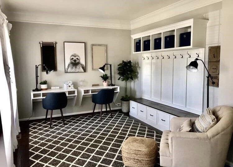 Large Entryway benches.