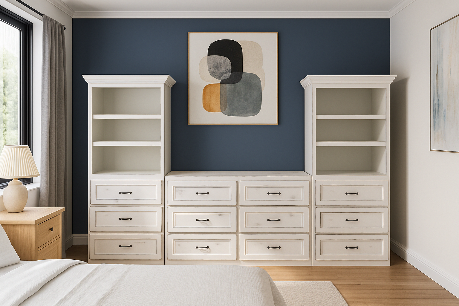 Augusta Bedroom Storage Furniture | Bookcase, Drawers, Dresser & TV Stand | Griffin Furniture USA