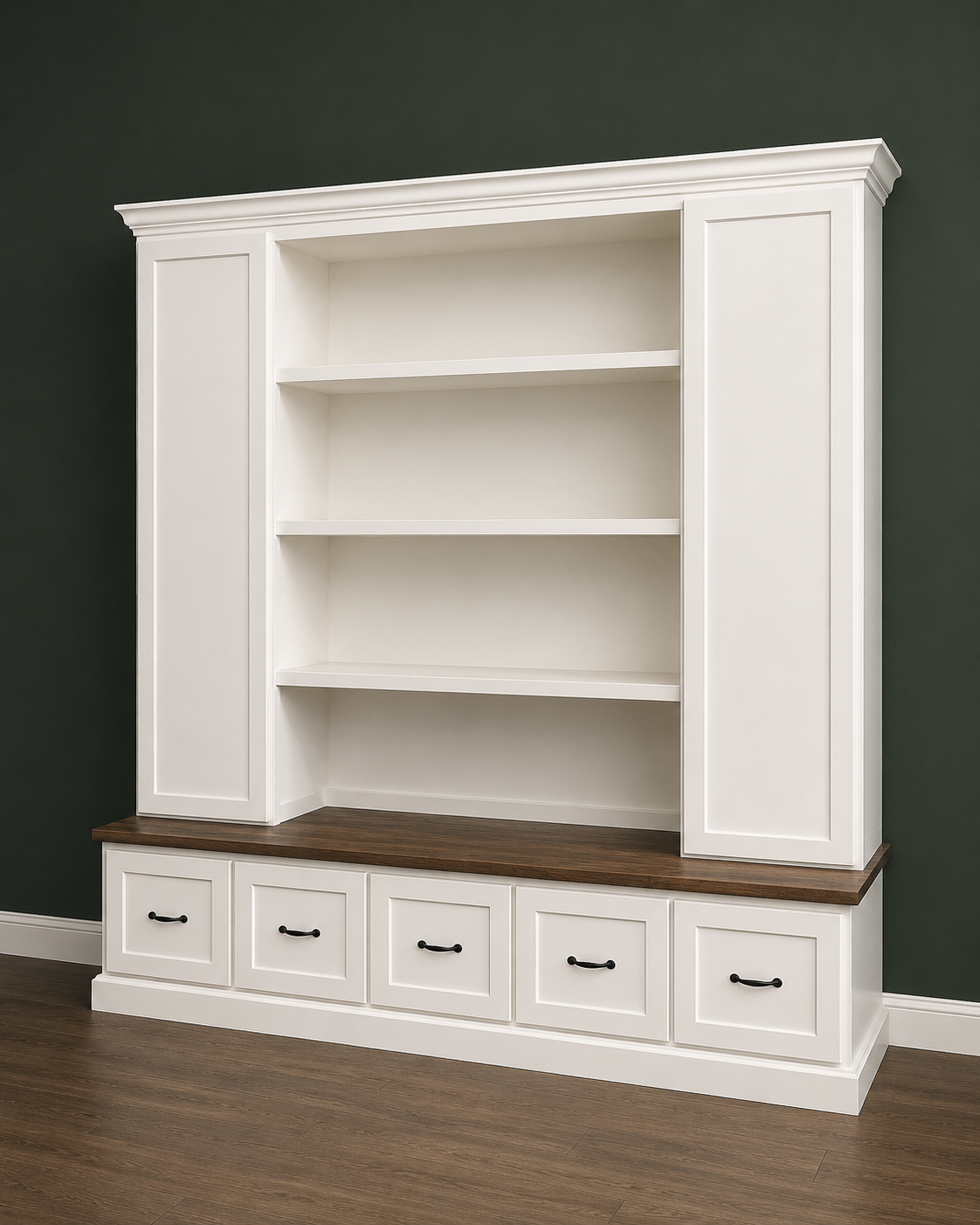 Philadelphia Mudroom Locker Hall Tree Bench – Custom Entryway Storage with Hooks, Cubbies & Seating | Griffin Furniture USA - Griffin Furniture