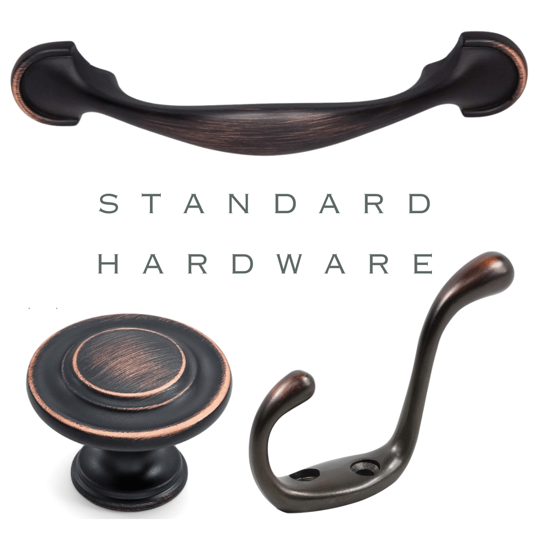 Hardware options for Griffin Furniture