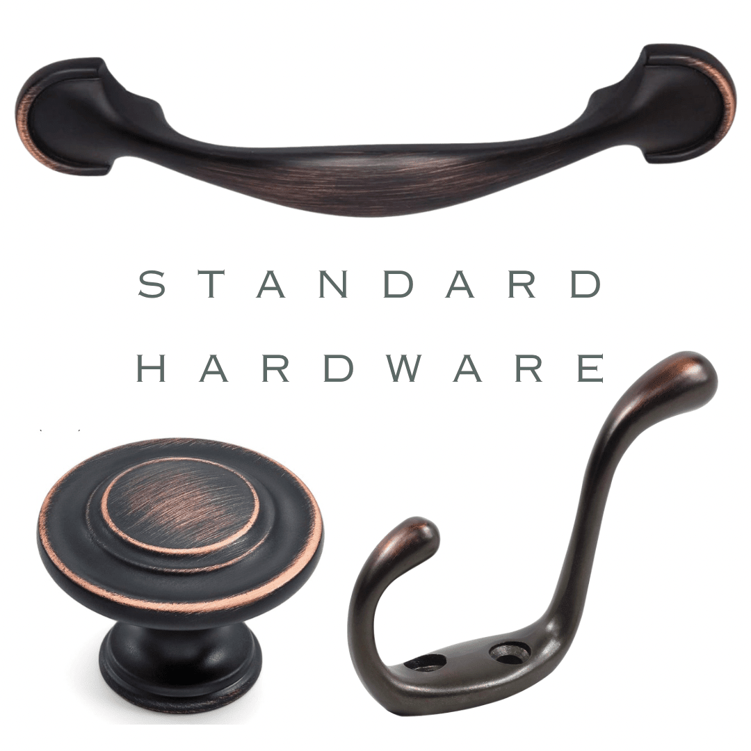 Hardware options for Griffin Furniture
