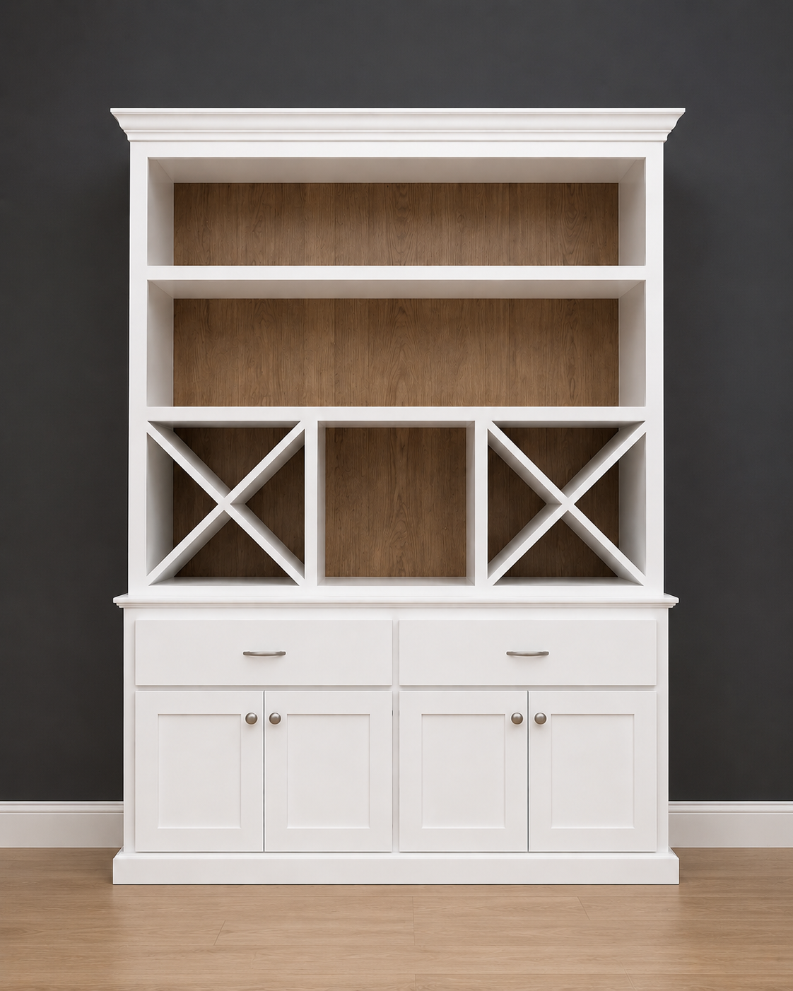 Buxton Wine Bar & Liquor Cabinet | Coffee Bar Station | Wine Cabinet & Kitchen Storage Bar – Custom Wood Furniture - Griffin Furniture
