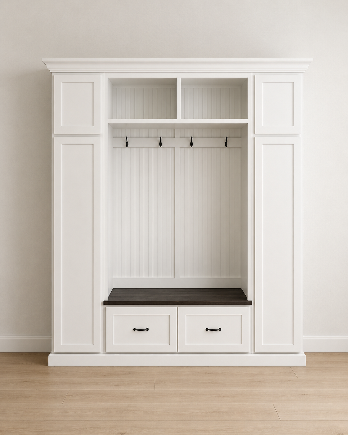 Oklahoma Hall Tree Bench – Mudroom Locker Storage Unit | Custom Entryway Furniture by Griffin Furniture