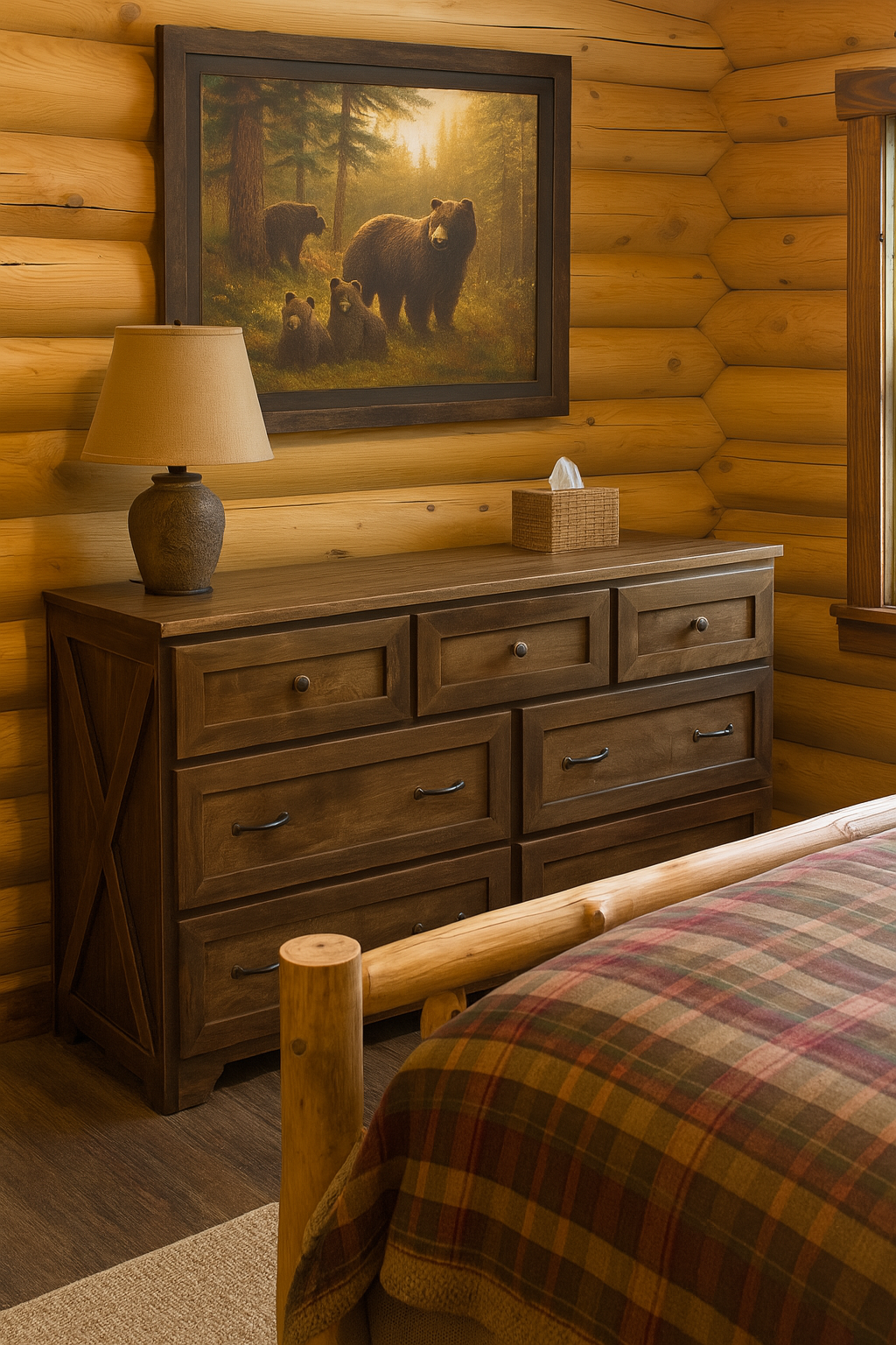 Odum Solid Wood Dresser with Drawers – Handmade Bedroom Storage Furniture | Griffin Furniture USA