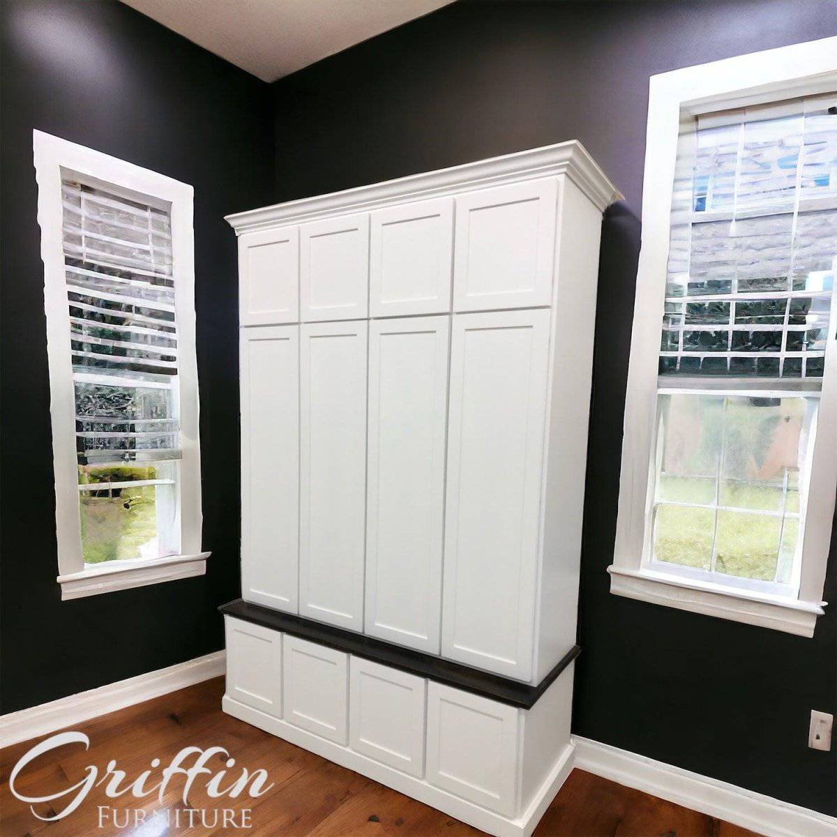 Ashville Entryway Shoe Storage Bench | Mudroom Bench | Shoe Cabinet.