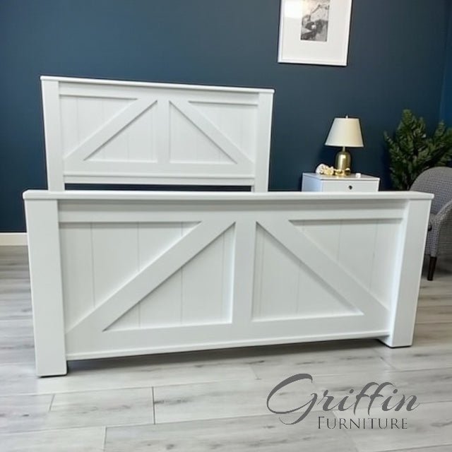 Brooklyn Rustic Bed Frame with Storage Drawers | All Bed Sizes | Handmade & Ships Free Nationwide