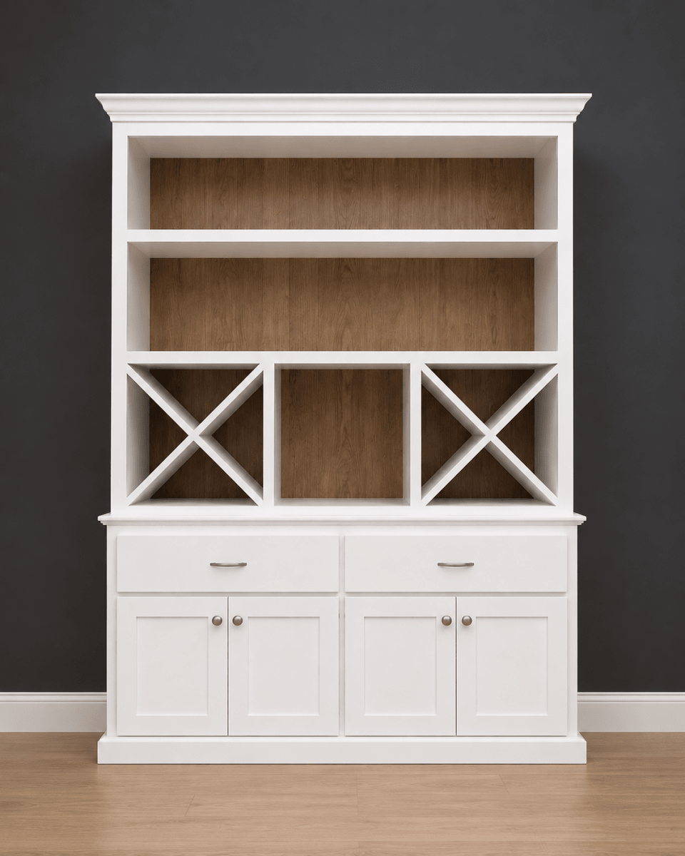 Buxton Wine Bar & Liquor Cabinet | Coffee Bar Station | Wine Cabinet & Kitchen Storage Bar – Custom Wood Furniture