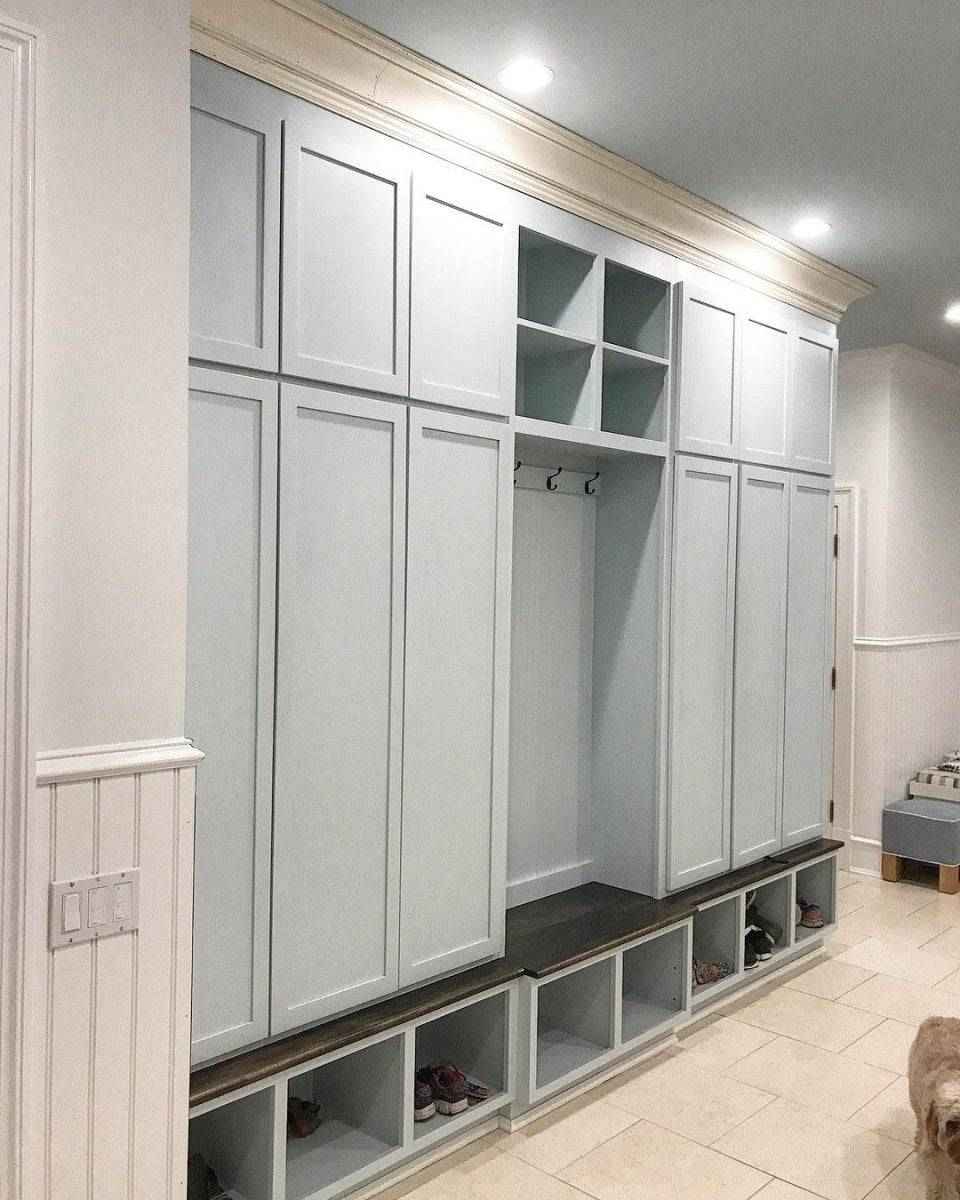 Connecticut Wall-Mounted Coat Rack with Bench & Shoe Storage | Handcrafted Custom Mudroom Furniture