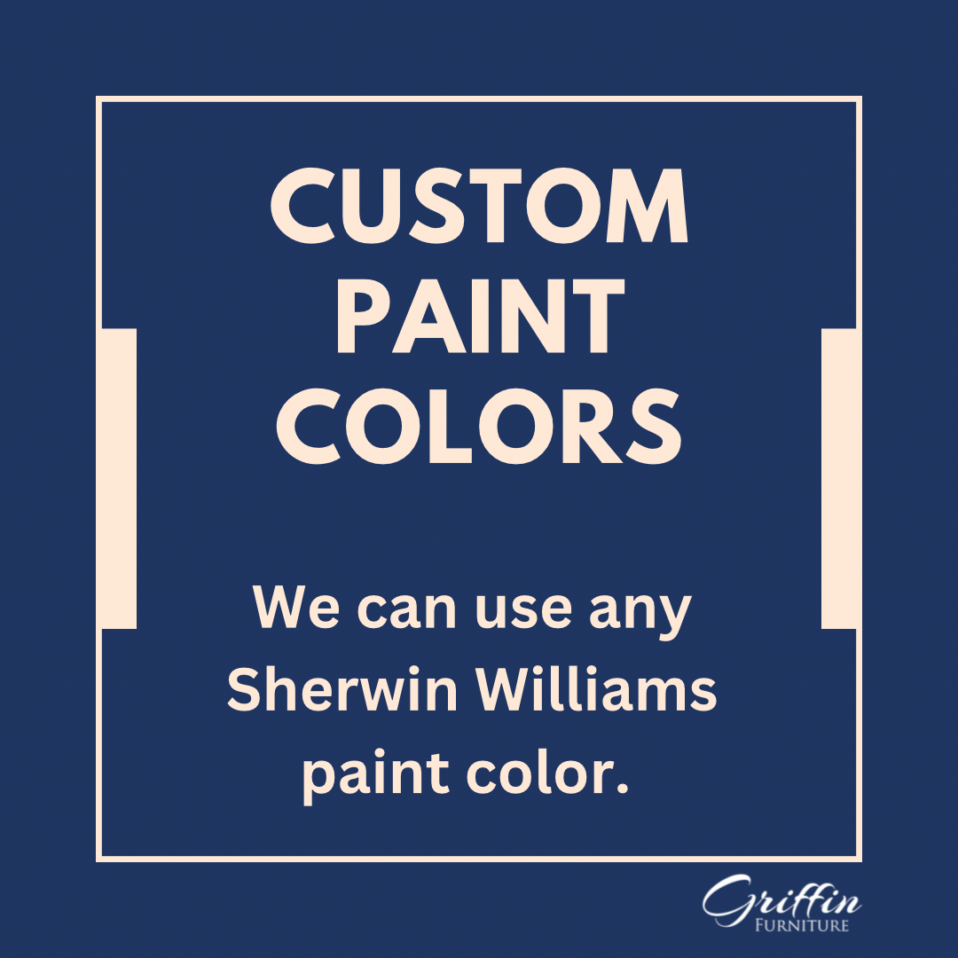 Custom Paint color options for Griffin Furniture