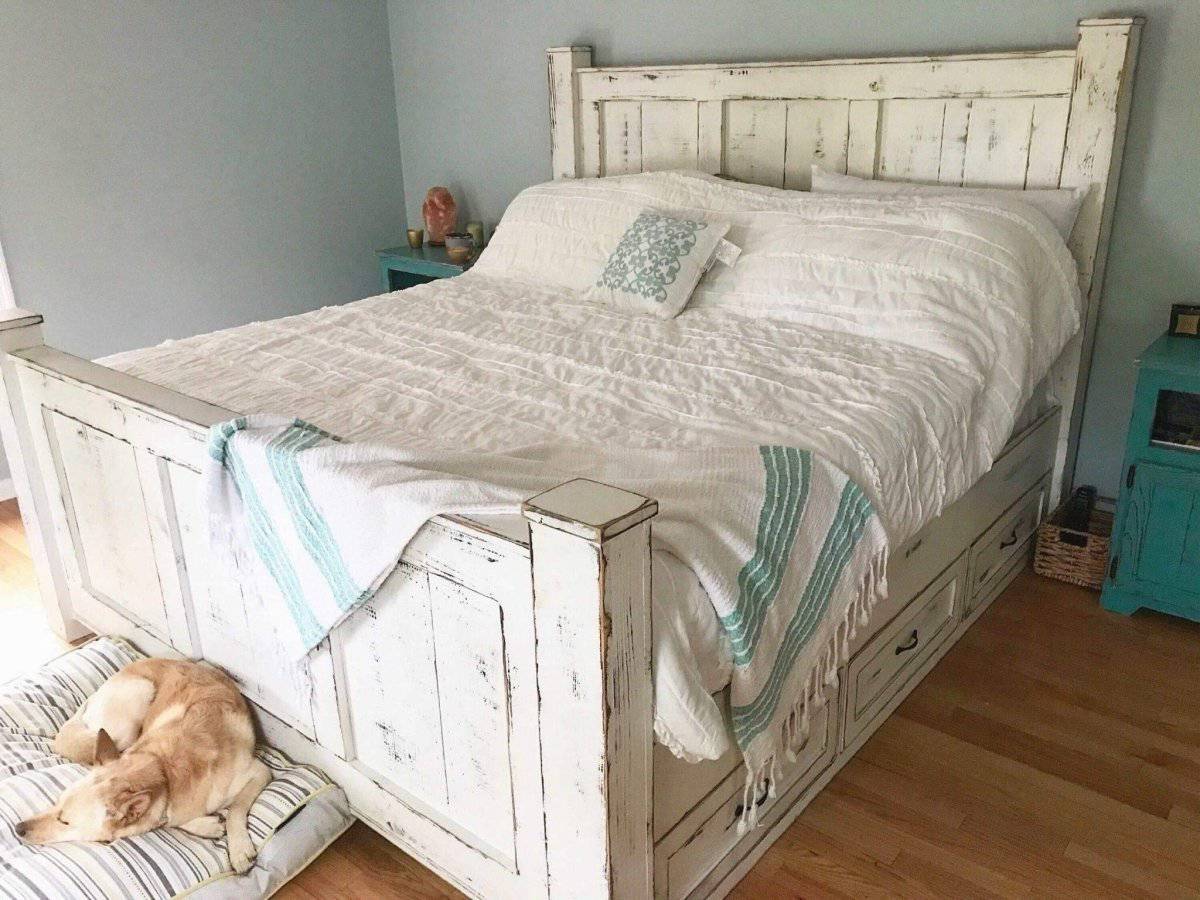 Griffin Custom Solid Wood Bed Frame – King & Queen Size | Handcrafted Platform Bed | Farmhouse Style Bedroom Furniture