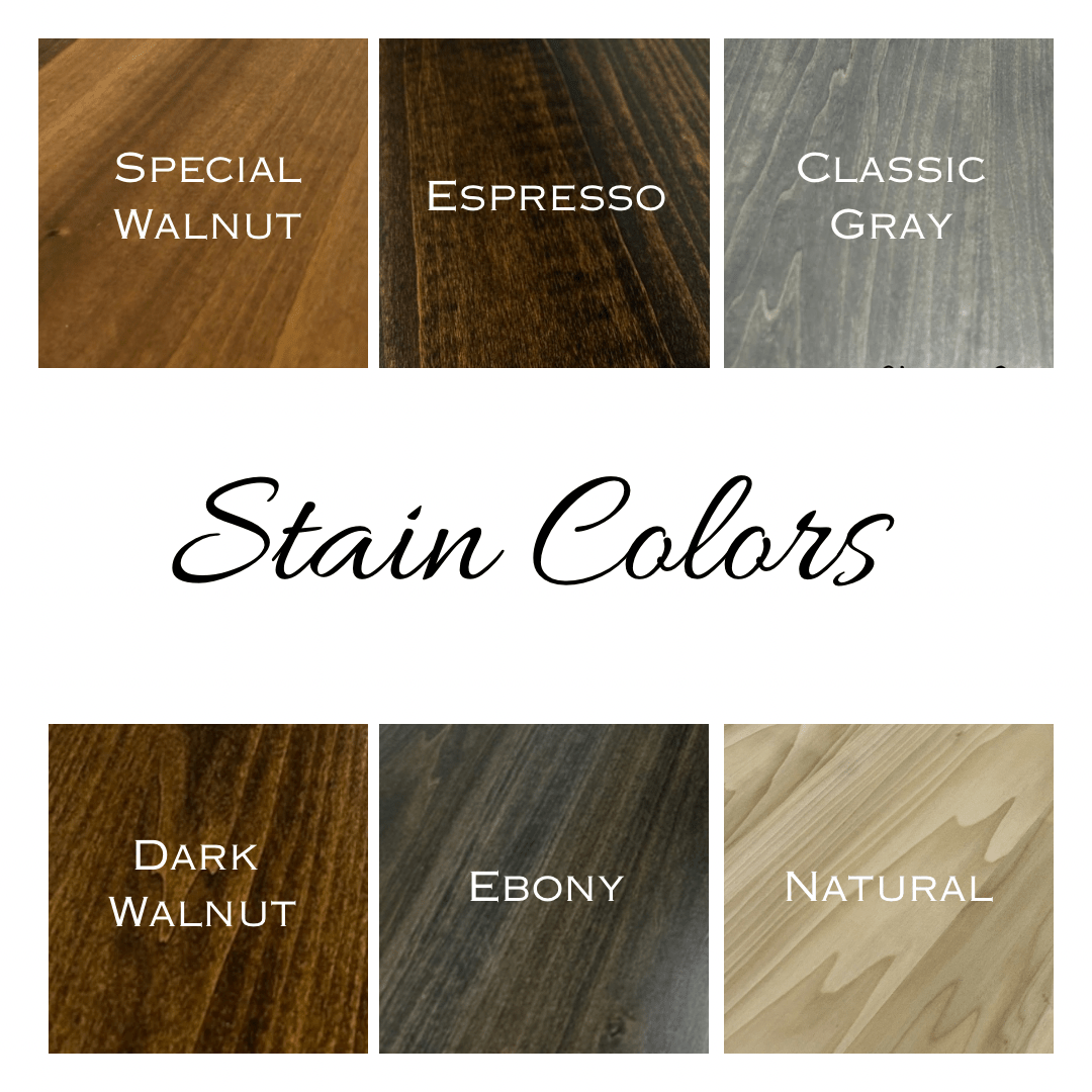 Stain Samples for Griffin Furniture