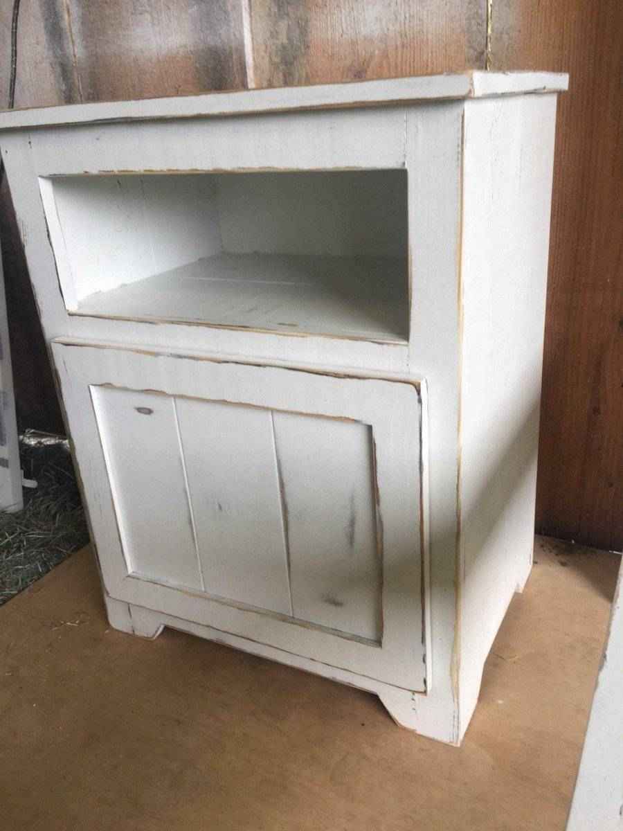 Jesup Nightstand Set | Handcrafted Wood Bedside Tables with Storage | Set of 2