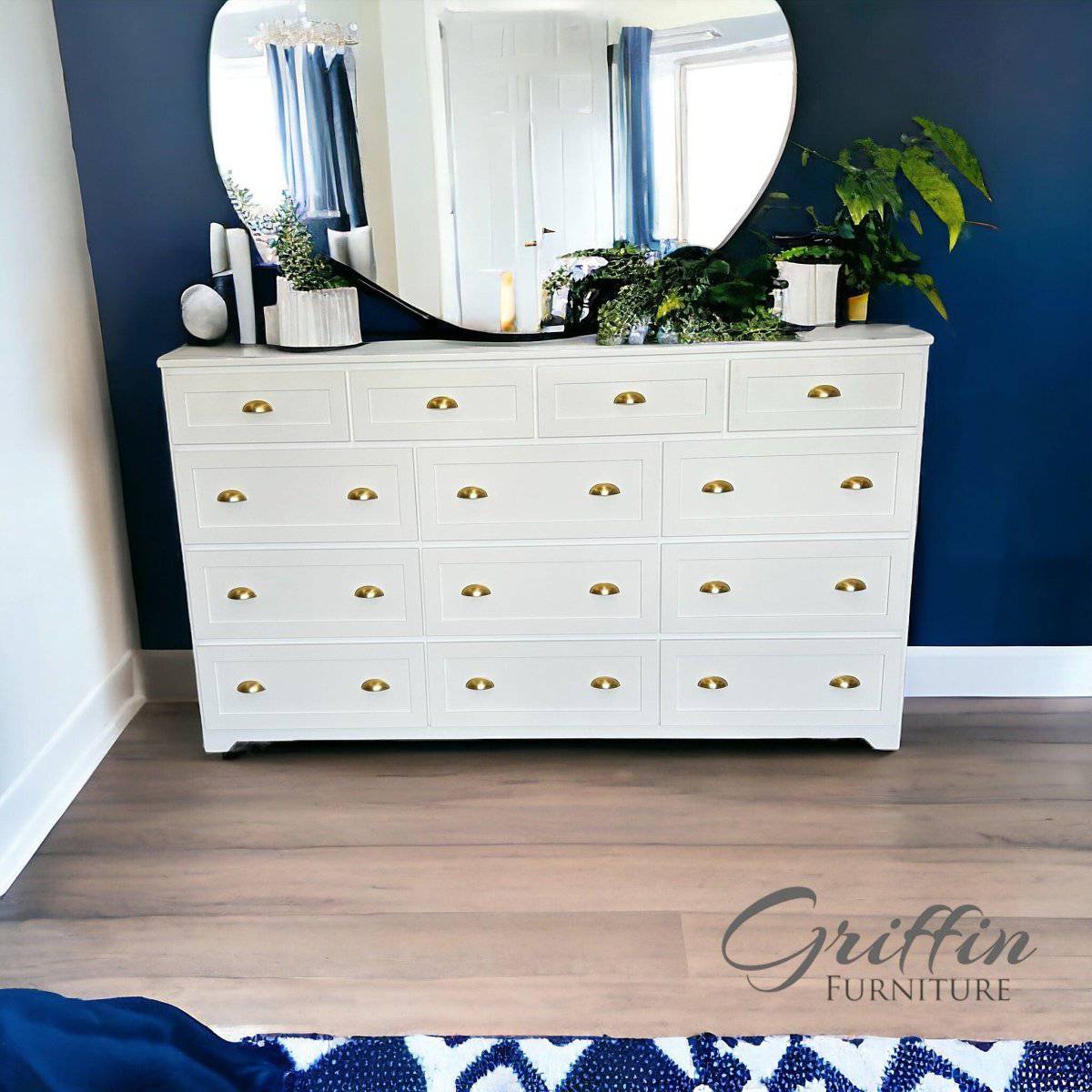 Marietta Wood Dresser for Bedroom Storage | Rustic 9-Drawer Dresser Handmade in USA