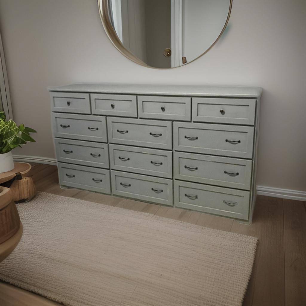Marietta Wood Dresser for Bedroom Storage | Rustic 9-Drawer Dresser Handmade in USA