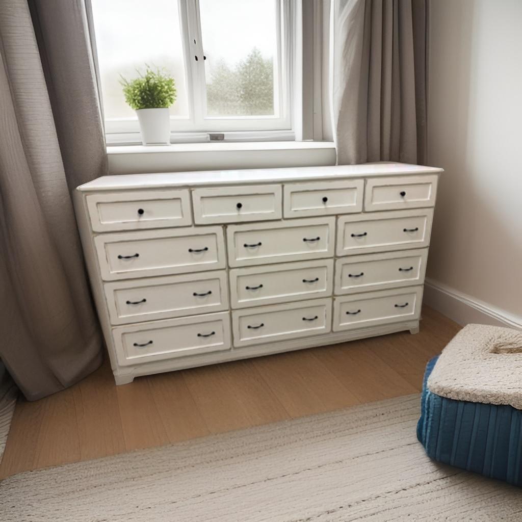 Marietta Wood Dresser for Bedroom Storage | Rustic 9-Drawer Dresser Handmade in USA