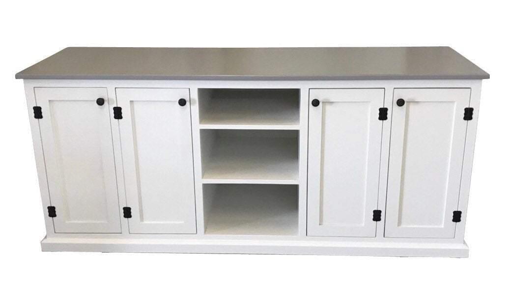 Elegant Naples TV stand enhancing living room aesthetics while providing functional entertainment storage.