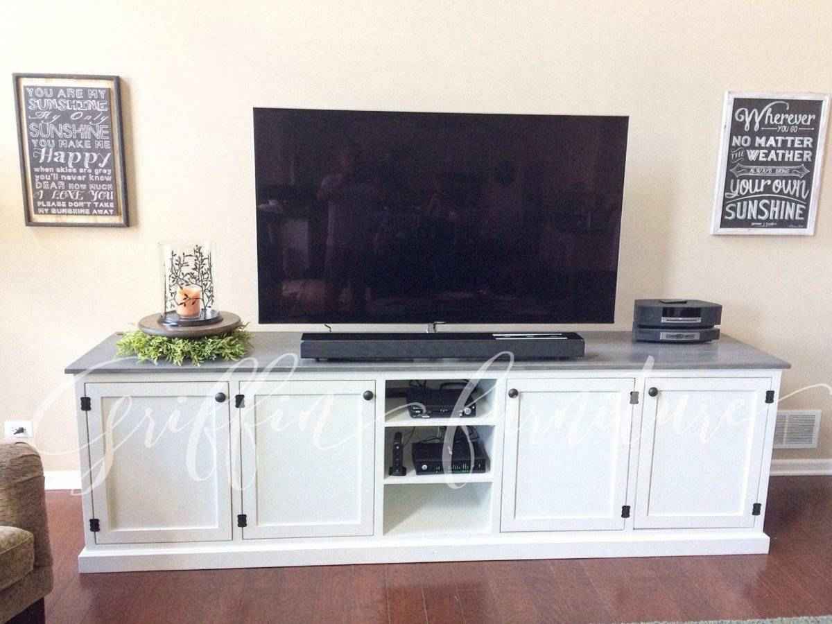 Naples wood Tv stand entertainment center media console