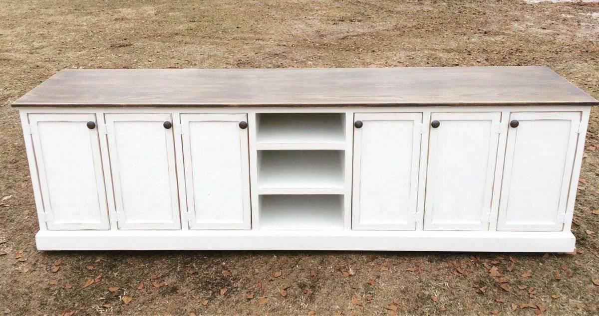 Naples wood Tv stand entertainment center media console