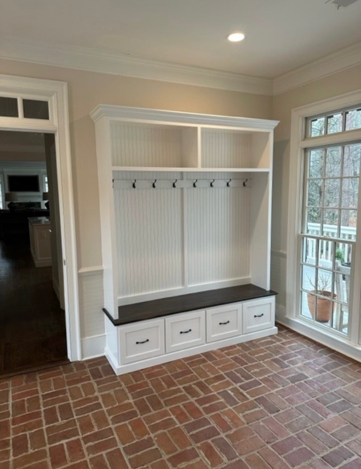 NASHVILLE Entryway bench coat rack hall tree shoe storage mudroom furniture.