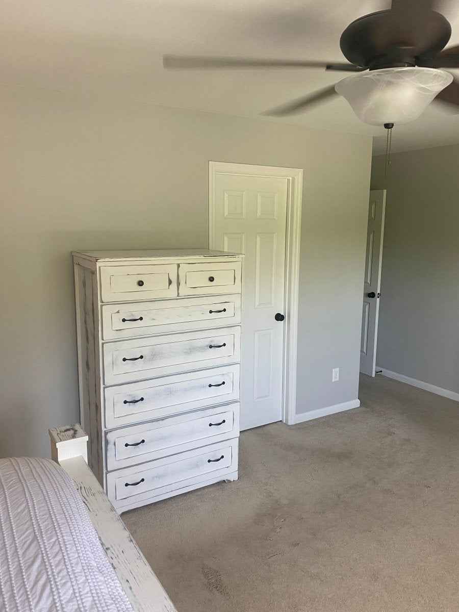 New Jersey 7-Drawer Tall Dresser | Handcrafted Wood Chest of Drawers | Farmhouse Bedroom Storage