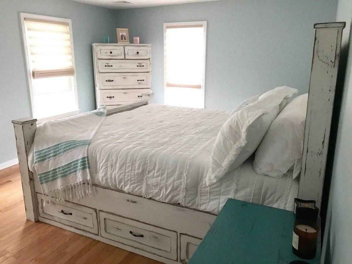 New Jersey 7-Drawer Tall Dresser | Handcrafted Wood Chest of Drawers | Farmhouse Bedroom Storage