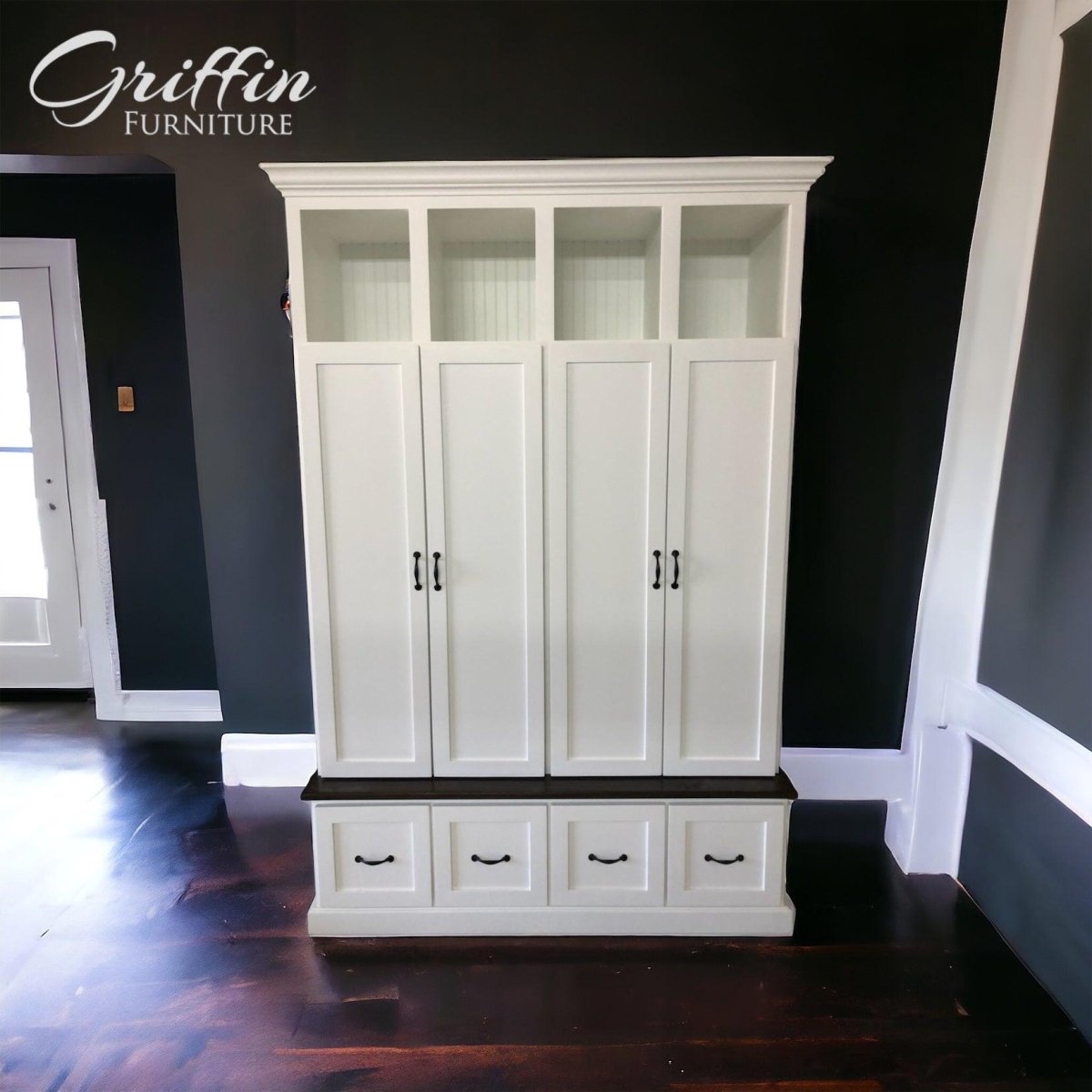 NORTH CAROLINA Entryway bench shoe storage coat rack mudroom furniture.