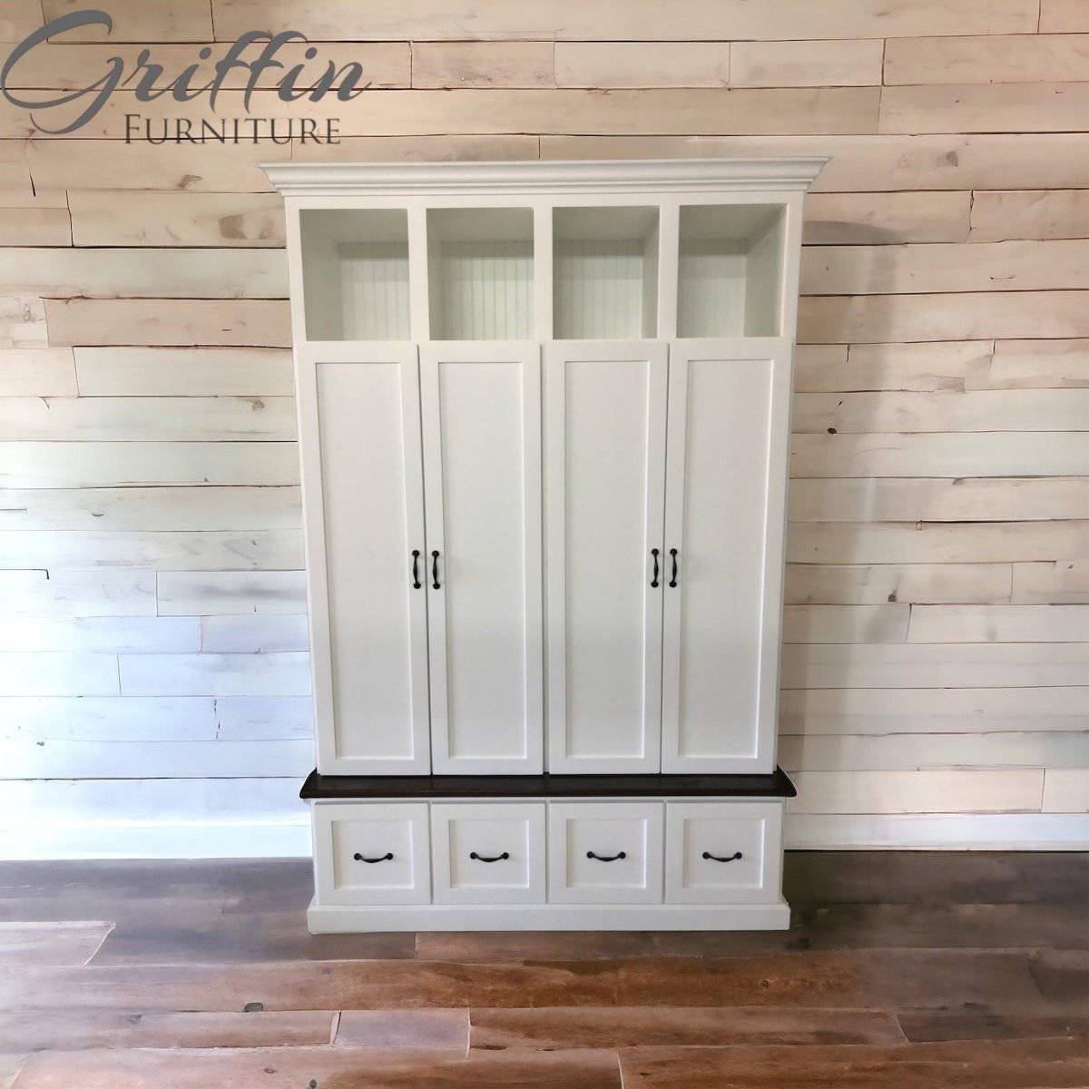 NORTH CAROLINA Entryway bench shoe storage coat rack mudroom furniture.