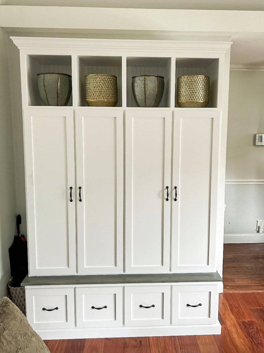 NORTH CAROLINA Entryway bench shoe storage coat rack mudroom furniture.