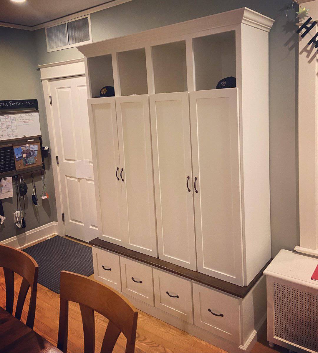 NORTH CAROLINA Entryway bench shoe storage coat rack mudroom furniture.