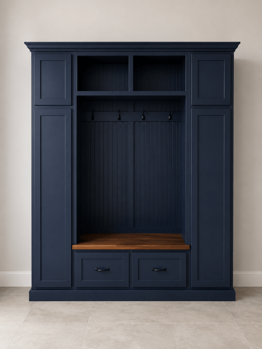 Oklahoma Hall Tree Bench – Mudroom Locker Storage Unit | Custom Entryway Furniture by Griffin Furniture