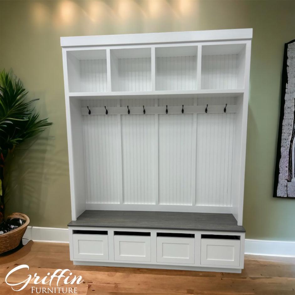Stylish entryway showcasing modern design elements and elegant decor for a welcoming home entrance.