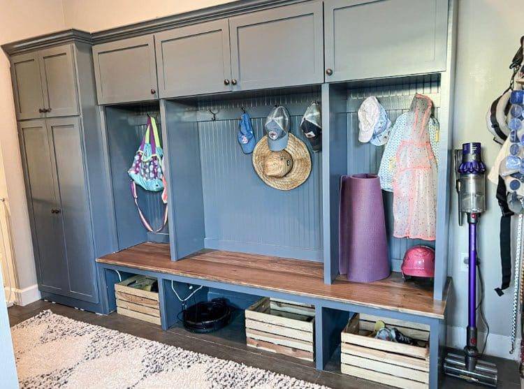 Tampa Mudroom Locker | Entryway Bench | Shoe Storage Cabinet | Hall Tree | Standing Coat Rack | Laundry Room Cabinet.
