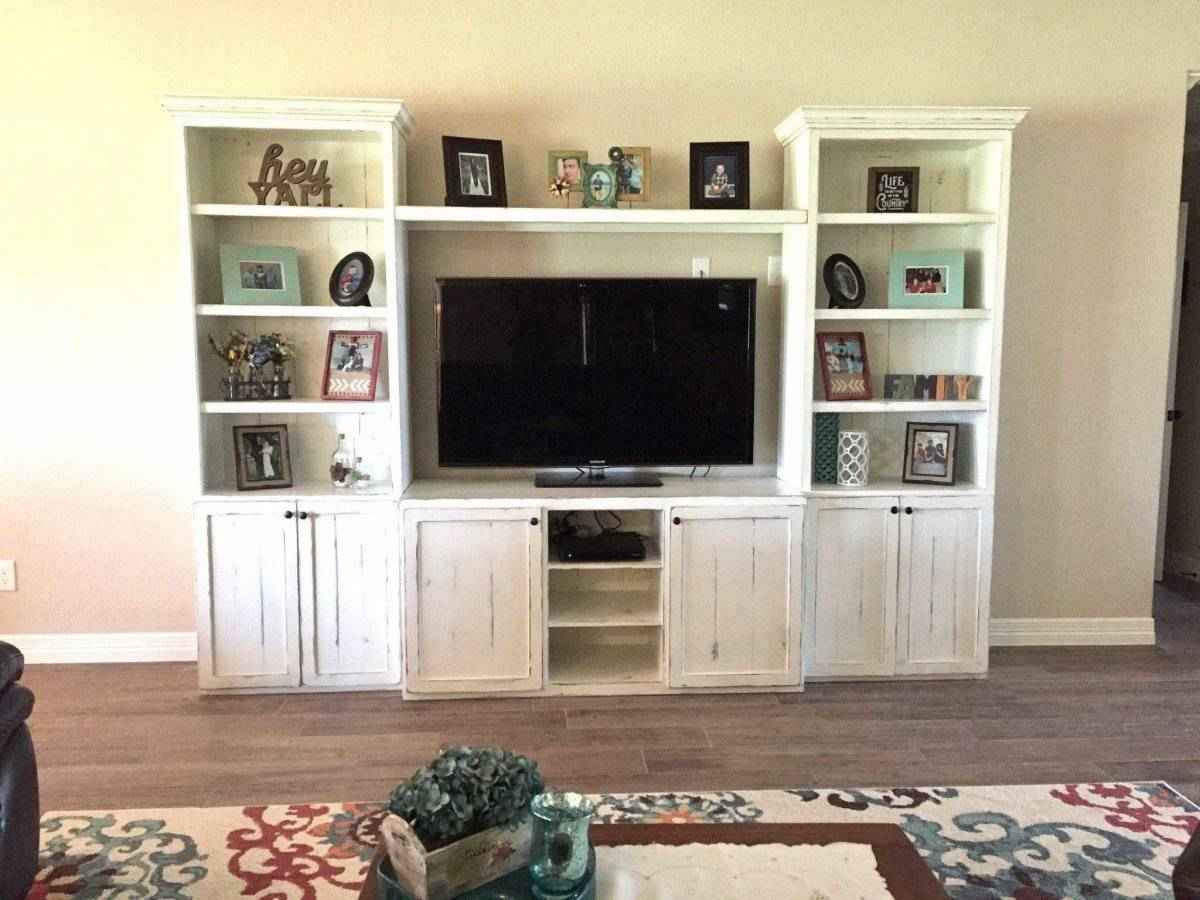Texas Custom Wood Entertainment Center | Wood TV Stand with Storage | Handcrafted Media Console