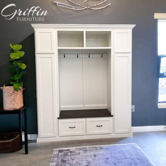 OKLAHOMA hall tree mudroom locker storage unit - Griffin Furniture
