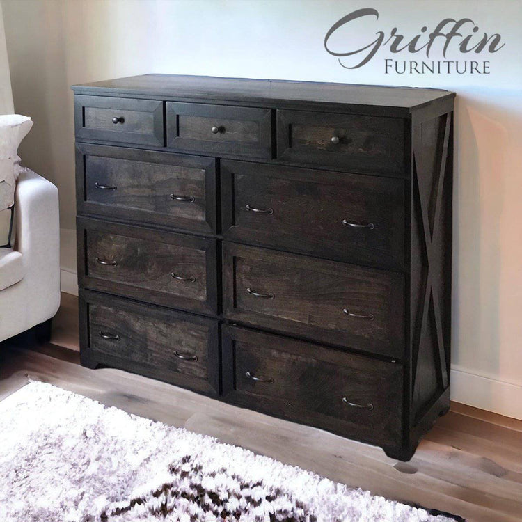 SAINT LOUIS solid wood dresser with drawers - Griffin Furniture