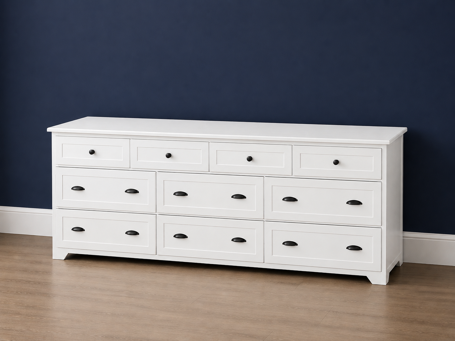 Los Angeles Oversized Wood Dresser – Modern Farmhouse Style with Spacious Storage | Handmade Custom Dresser USA - Griffin Furniture