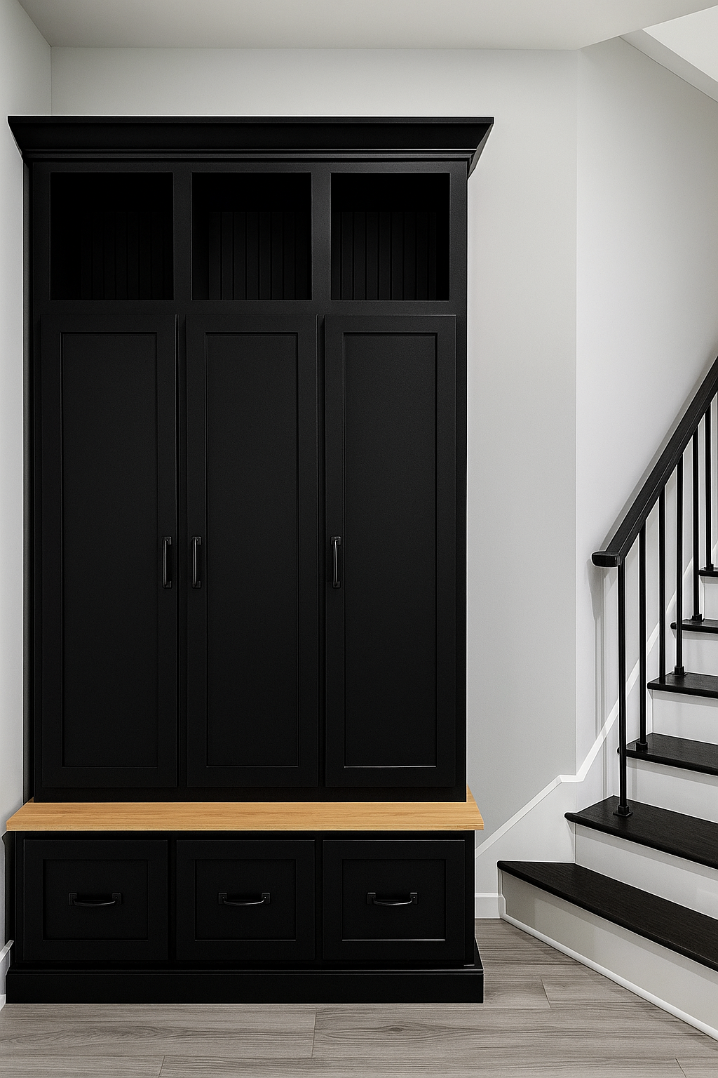 Shoe Storage Solutions: Stylish Locker Entryway Bench by Griffin