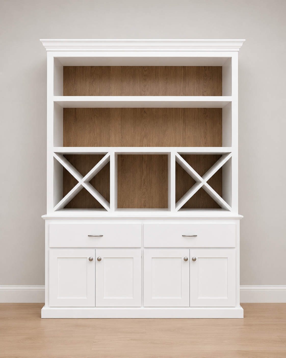 Buxton Wine Bar & Liquor Cabinet | Coffee Bar Station | Wine Cabinet & Kitchen Storage Bar – Custom Wood Furniture - Griffin Furniture