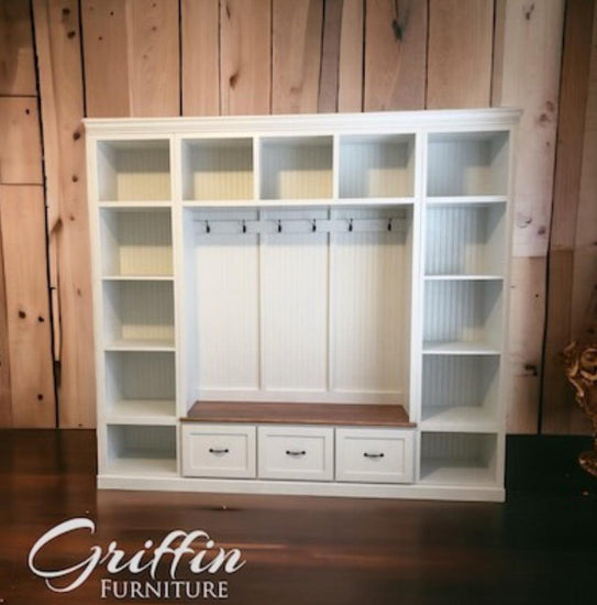 ATLANTA Entryway shoe storage bench entryway furniture hall tree - Griffin Furniture