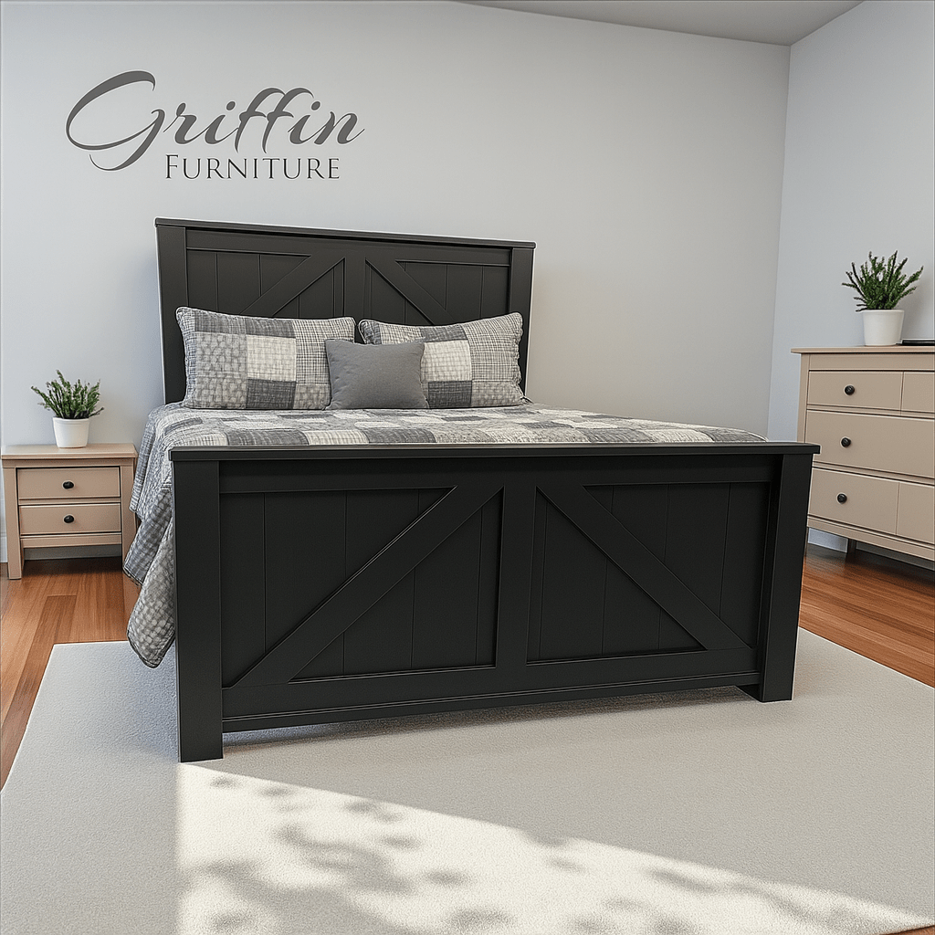Brooklyn Rustic Bed Frame with Storage Drawers | All Bed Sizes | Handmade & Ships Free Nationwide