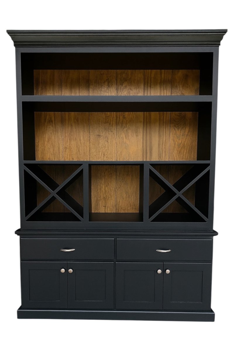 Buxton Wine Bar & Liquor Cabinet | Coffee Bar Station | Wine Cabinet & Kitchen Storage Bar – Custom Wood Furniture