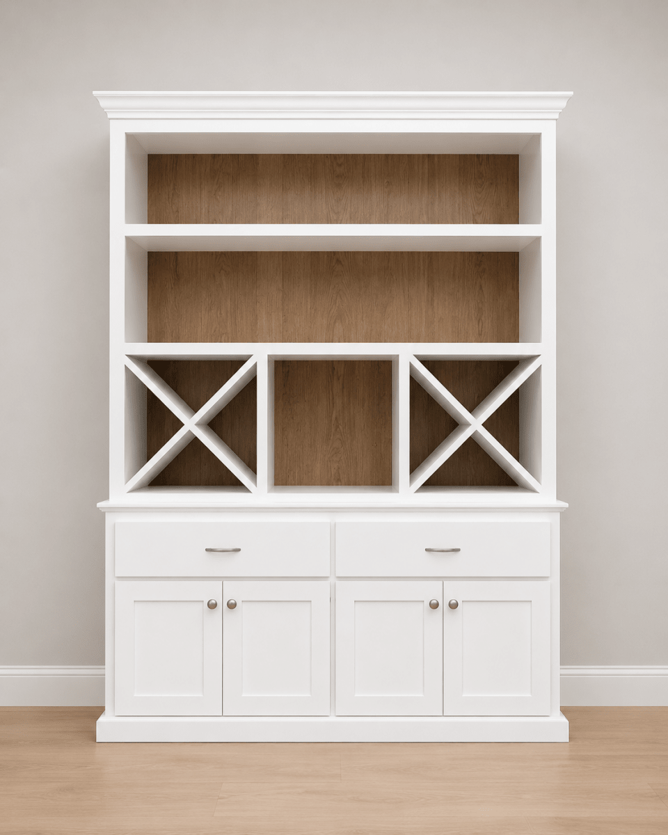 Buxton Wine Bar & Liquor Cabinet | Coffee Bar Station | Wine Cabinet & Kitchen Storage Bar – Custom Wood Furniture