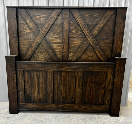 Solid Wood Bed Frame | Bedroom Furniture | Queen Size Bed | King Size Bed | Farmhouse Furniture