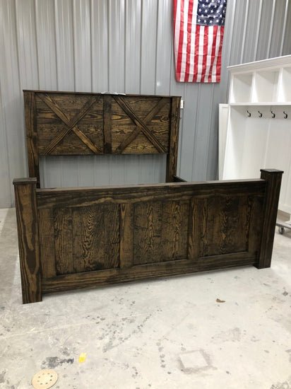 Cape Coral Solid Wood Bed Frame | Bedroom Furniture | Queen Size Bed | King Size Bed | Farmhouse Furniture