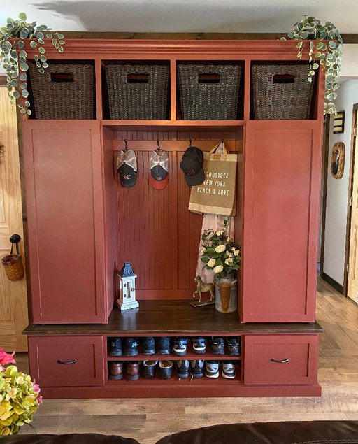 Red Entry Hall Bench Red Entryway Furniture Benches With Storage