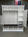 FORT MYERS 4 section hall tree with bench and shoe storage - Griffin Furniture