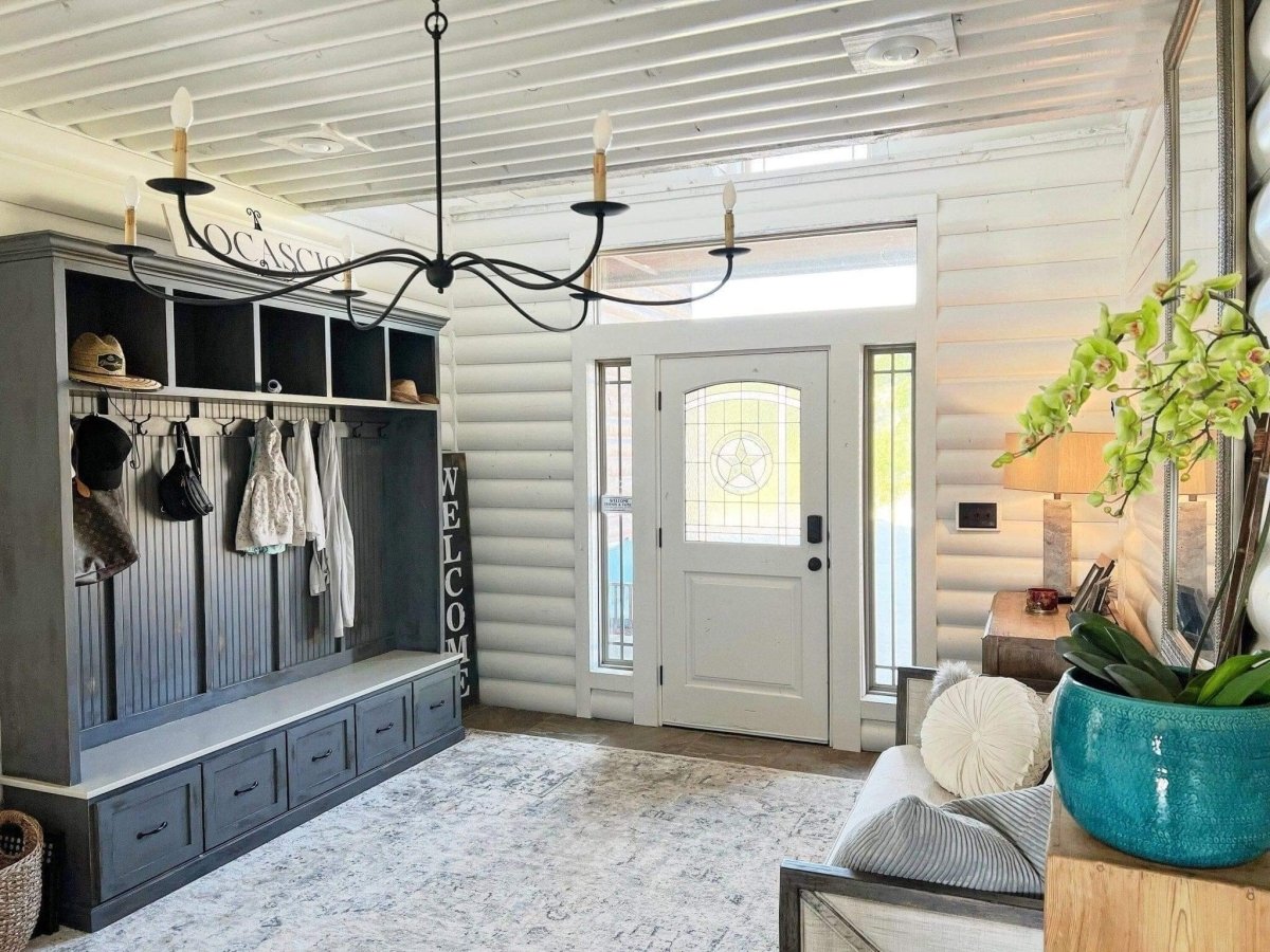 Georgia Mudroom Locker Bench – 5-Section Solid Wood Hall Tree with Shoe Storage | Custom Entryway Furniture & Coat Rack