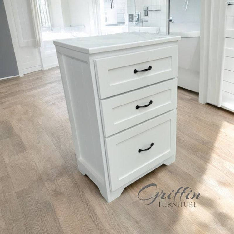 LIVERMORE bedside table set with drawers