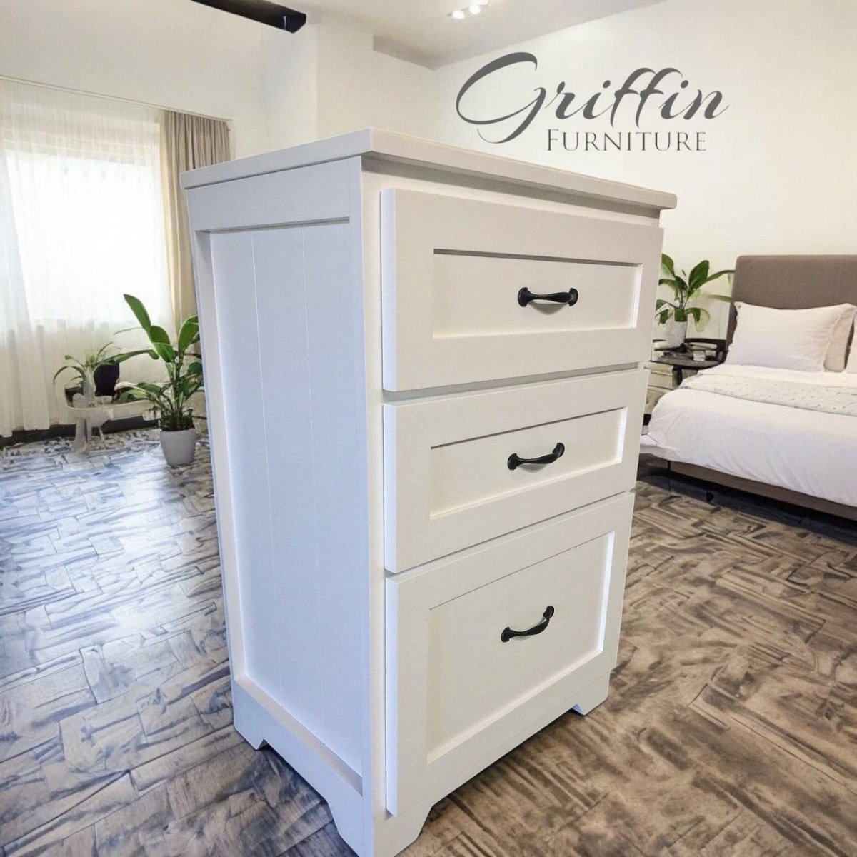 Livermore Bedside Table Set with Storage | Solid Wood Nightstands for Bedroom Organization