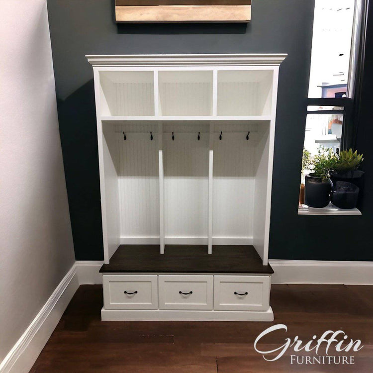 MERRICK entryway locker hall tree drawers mudroom furniture - Griffin Furniture